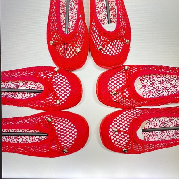 ZELOS Shoes - Sold out 🎈! adorable Red mesh Slip on flats 🥰